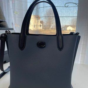 Coach Colorblock Leather Willow Tote 24